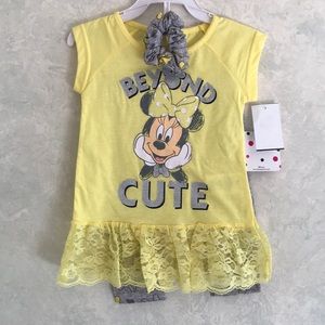 BNWT Disney Junior Minnie Mouse 3 Piece Set 2T